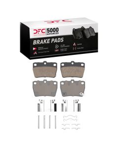 DFC 04-05 Toyota RAV4 Rear 5000 Advanced Ceramic Brake Pads and Hardware Kit - 1551-1051-01