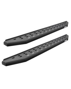 Go Rhino RB20 Running Boards 57in. Cab Length - Bedliner Coating (No Drill/Mounting Brackets Req.) - 69400057T