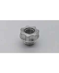 Granatelli -10AN ORB Female -20AN Male Threaded Insert Vented Oil Fill Cap - Natural - 280113