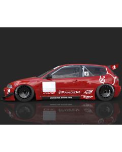 GReddy Rocket Bunny FRP Side Skirts Honda Civic EG Hatchback 1992-1995- GRED-17050113