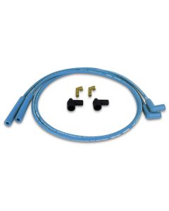 Moroso Custom Ignition Wire Set - Blue Max - Spiral Core - 90 Degree - 2 Piece - 72475