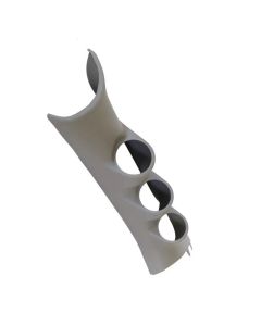 AutoMeter GAUGE MOUNT A-PILLAR FULL TRIPLE 2 1/16in. TAN DODGE RAM 10-19- AUTO-17219