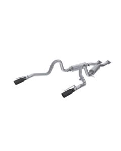 MBRP Aluminized Steel 2.5" Catback Dual Rear Exit w/ Black Tips Ford Mustang GT | Mustang Mach 1 199 - S7221ALBT