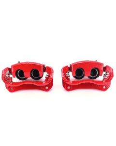 Power Stop 10-18 Lexus RX350 Front Red Calipers w/Brackets - Pair - S6274
