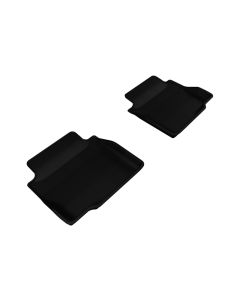 3D MAXpider 2006-2013 Chevrolet Impala/Impala Limited Kagu 2nd Row Floormats - Black - L1CH04321509