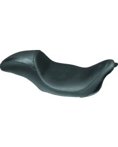 Mustang 08-21 Harley FL Touring Driver Backrest Kit w/Studs - Black - 79070