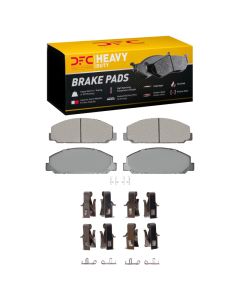 DFC 99-24 Chevrolet LCF4500XD Diesel Engine Rear/Front Heavy Duty Pads and Hardware Kit - 1214-0827-01