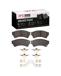DFC 06-12 Ford Fusion Front 5000 Advanced Ceramic Brake Pads and Hardware Kit - 1552-1164-01