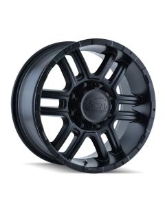 ION 179 Matte Black 17X8 6X139.7 10MM 106MM Wheel- ION-179-7883MB