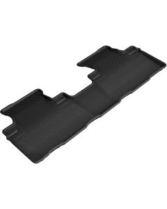 3D MAXpider 2018-2020 Lexus RXL Kagu 2nd Row Floormats - Black - L1LX06021509
