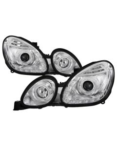 xTune Lexus GS300/GS400/GS430 98-05 Halogen Only Halo Projector Headlights Chrome PRO-JH-LGS98-LED-C - 9027833