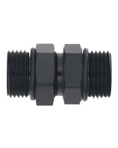 DeatschWerks 10AN ORB Male to 10AN ORB Male Swivel Adapter - Anodized Matte Black - 6-02-0421-B