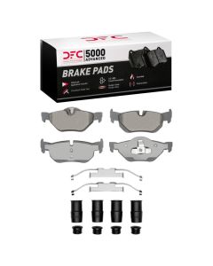 DFC 06-15 BMW 325iX Rear 5000 Advanced Low Metallic Brake Pads and Hardware Kit - 1551-1267-01