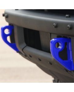 Ford Racing 2021+ Bronco Front Bumper Tow Hooks - Blue (Pair) - M-18954-BB