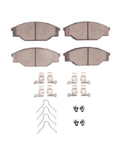 DFC 85-93 Toyota Pickup Front 5000 Advanced Ceramic Brake Pads and Hardware Kit - 1551-0303-01