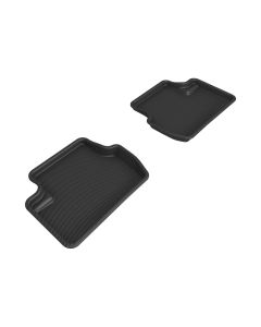 3D MAXpider 20-21 Tesla Model S Kagu 2nd Row Floormat - Black - L1TL02021509