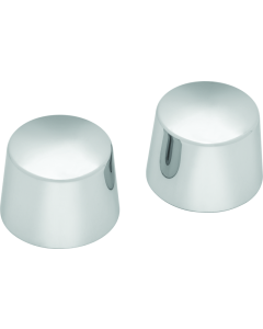 Chrome Front Axle Nut Caps - Kuryakyn 1214