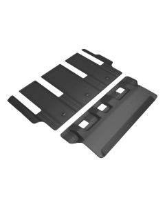 3D MAXpider 21-24 Toyota Sienna 7-Seat Kagu 3rd Row Floormats - Black - L1TY27631509