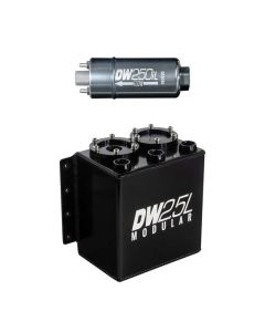 DeatschWerks 2.5L Modular Surge Tank (Incl. 1 DW250iL In-Line Fuel Pump) - 6-251-25ST