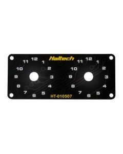Haltech Dual Switch Panel w/Yellow Knob - HT-010507