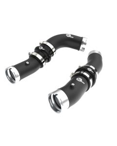 aFe 2024+ Toyota Tacoma BladeRunner  2.5in & 3in Aluminum Hot & Cold Charge Pipe Kit - Black - 46-20724-B