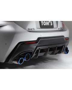 TOM'S Racing- Rear Bumper Diffuser for 2015-2019 Lexus RCF (FRP- Unpainted) - TMS-52159-TUC10-Z