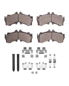 DFC 24-24 Lexus LC500h Front 5000 Advanced Low Metallic Brake Pads and Hardware Kit - 1553-2062-01