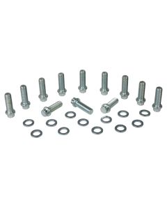 Moroso Chevrolet Small Block Intake Manifold Bolt Kit - 3/8in-16 x 1-1/8in - Set of 12 - 38400