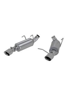 MBRP Aluminized Steel 3" Dual Muffler Axle Back Split Rear Installer Series Ford Mustang V6 3.6L 201 - s7227AL