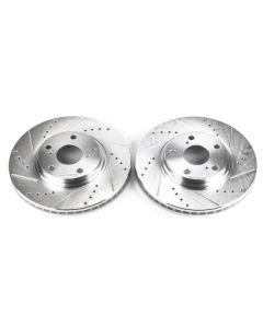 Power Stop 2003 Lexus ES300 Front Evolution Drilled & Slotted Rotors - Pair - JBR737XPR