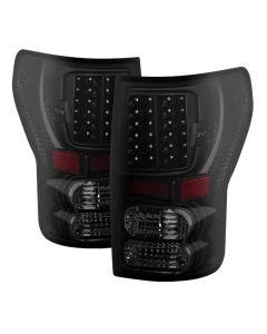 xTune Toyota Tundra 07-13 LED Tail Lights Black Smoke ALT-JH-TTU07-LED-BKSM - 9026546