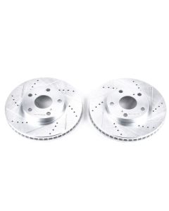 Power Stop 92-01 Lexus ES300 Front Evolution Drilled & Slotted Rotors - Pair - JBR712XPR