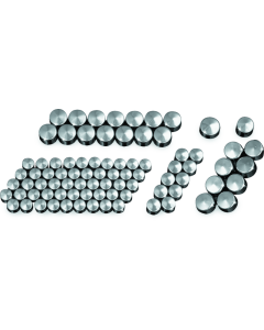 Kuryakyn Kool Kaps Engine Kit Twin Cam & Evolution Motors Chrome - 2450