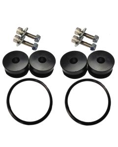 Torque Solution Billet Bumper Quick Release Kit (Black): Universal - TS-UNI-026B