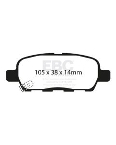 EBC 03-05 Infiniti FX35 3.5 Greenstuff Rear Brake Pads - DP61666