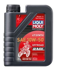 LIQUI MOLY 1L Motorbike 4T Synth SAE 10W50 Offroad Race - 20078
