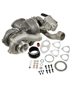 BD Diesel Screamer V2S Twin Turbo System - Ford 6.4L 2008-2010 w/o Air Intake Kit - 1047083