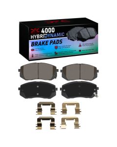 DFC 11-12 Kia Rondo (Canada) Front 4000 HybriDynamic Brake Pads and Hardware Kit - 4000-1295-04