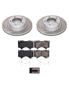 Power Stop 07-21 Toyota Tundra Front Semi-Coated Rotor Kit - SC2952