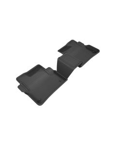 3D MAXpider 2016-2020 Cadillac CT6 Kagu 2nd Row Floormats - Black - L1CD01721509
