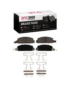 DFC 76-80 Chevrolet LUV Front 5000 Advanced Semi Metallic Brake Pads and Hardware Kit - 1551-0134-01