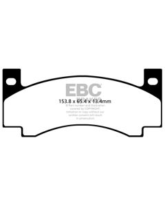 EBC 71-72 Amc Ambassador 4.2 Yellowstuff Front Brake Pads - DP41176R