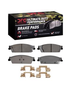 DFC 07-20 Cadillac Escalade EXT Rear Ultimate Duty Performance Brake Pads and Hardware Kit - 1400-1194-12