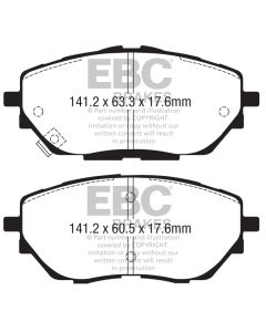 EBC 2017+ Toyota C-HR 2.0L Yellowstuff Front Brake Pads - DP42368R