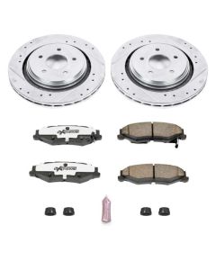 Power Stop 06-09 Cadillac XLR Rear Z26 Street Warrior Brake Kit - K5159-26