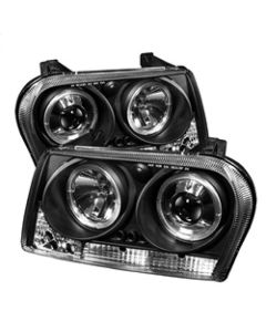 Spyder Chrysler 300 09-10 Projector Headlights LED Halo LED Blk (Not Included) PRO-YD-C309-HL-BK - 5008008