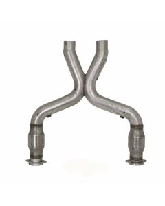 BBK 11-14 Mustang 5.0 Short Mid X Pipe With Catalytic Converters 3.0 For BBK Long Tube Headers - 1658