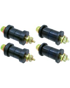 RockJock 76-76 CJ Leaf Spring Main Eye Bushing Kit w/ Urethane Bushings Set of 4 - CE-9067