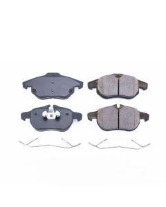 Power Stop 06-09 Saab 9-3 Front Z17 Evolution Ceramic Brake Pads w/Hardware - 17-1106