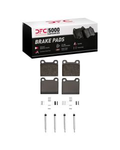 DFC 61-91 Mercedes-Benz 300SE Front/Rear 5000 Advanced Low Metallic Brake Pads and Hardware Kit - 1551-0031-08